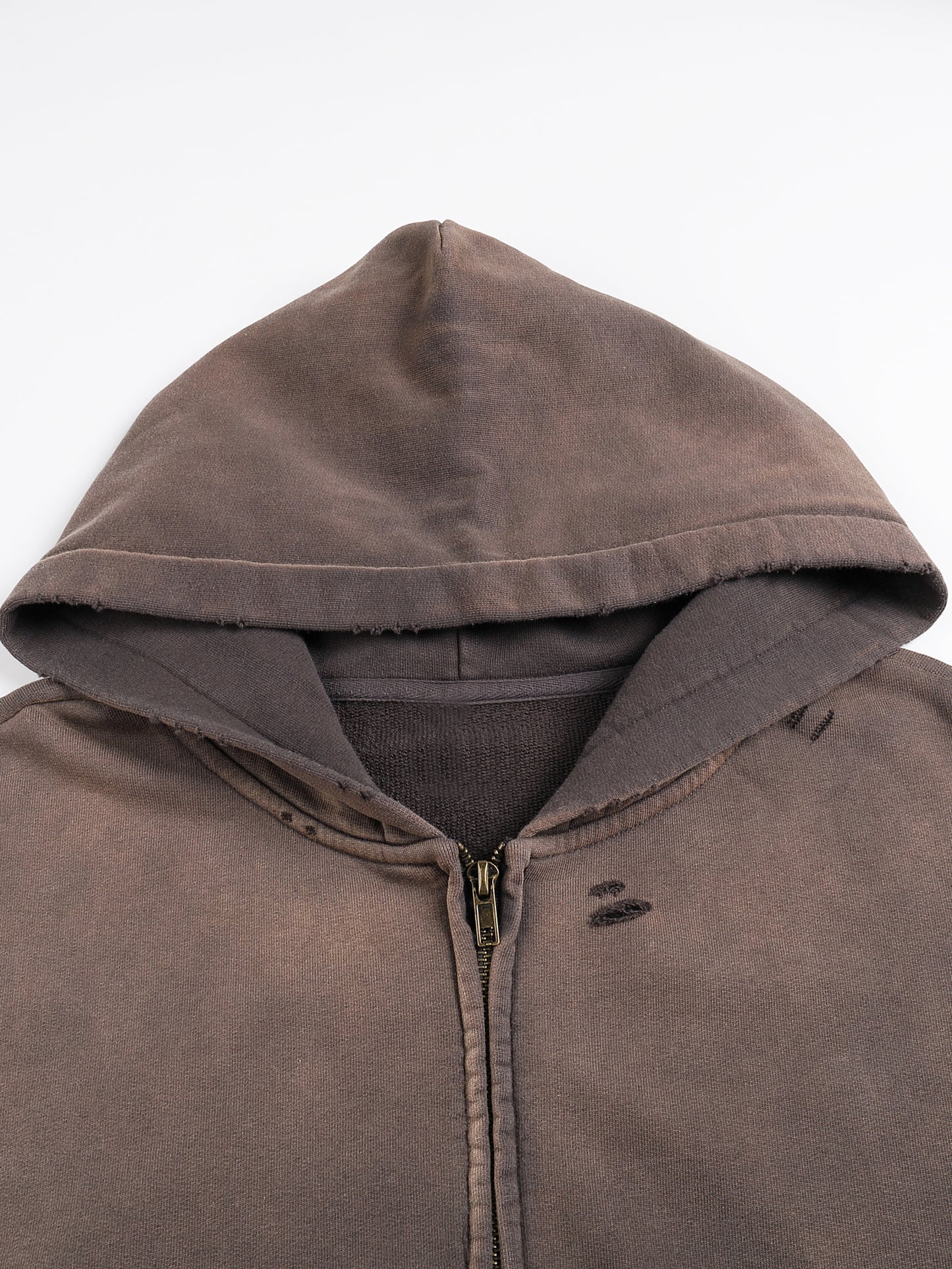 Bonfire - Hand-Frayed Monkey Washed Zip Hoodie