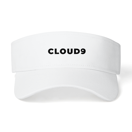 White - Cloud 9  Visor Hat