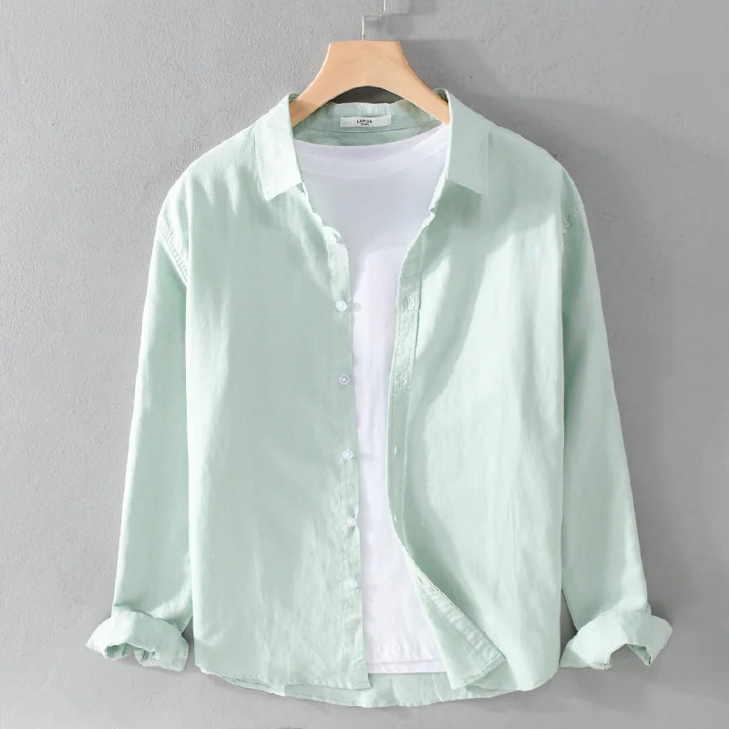 Buenos Aires Cotton-Linen Long Sleeve Shirt