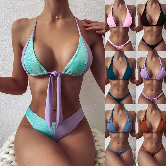 V Taper - Halter style bikini