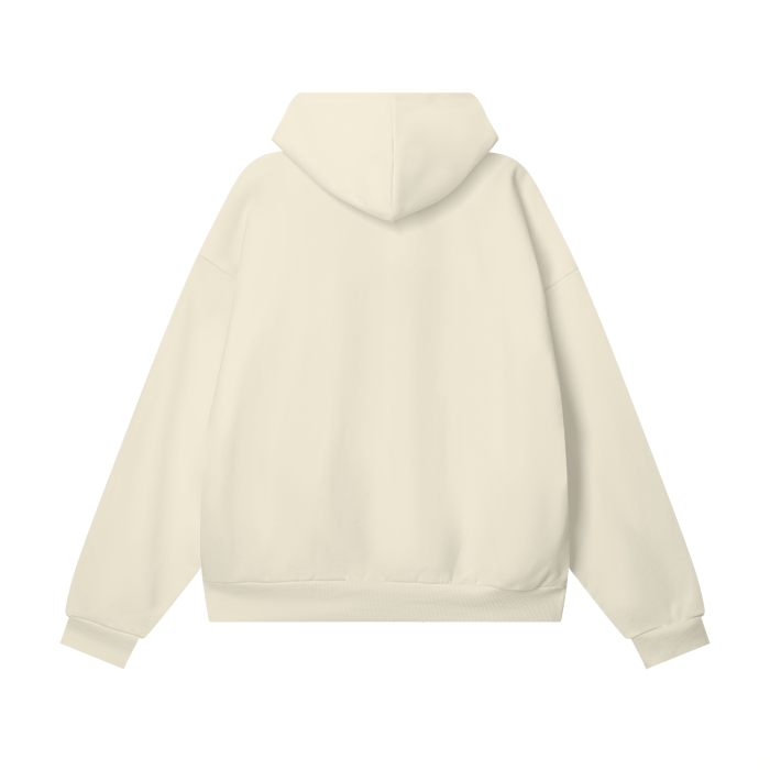 Oversize Heavyweight Hidden Pocket Fleece Hoodie - 460 GSM