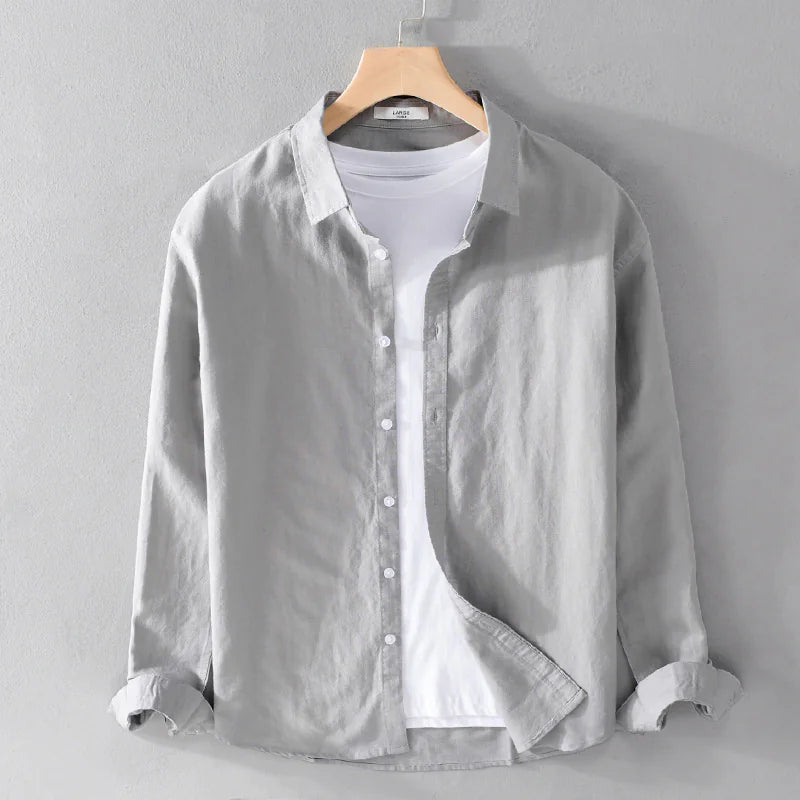 Buenos Aires Cotton-Linen Long Sleeve Shirt