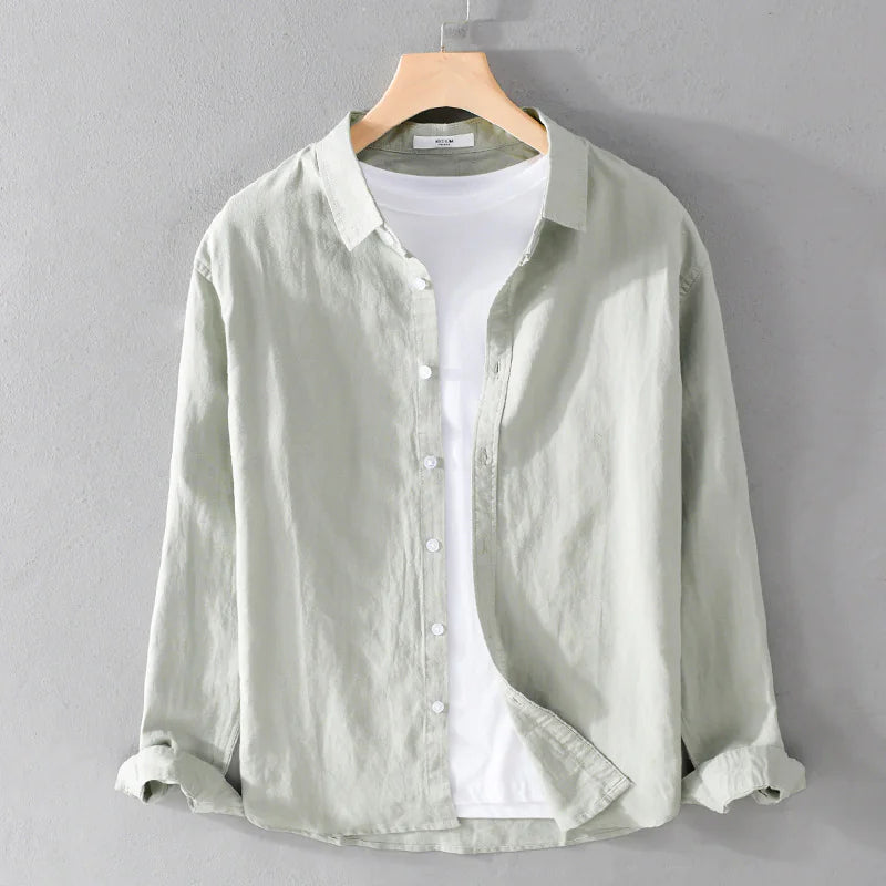 Buenos Aires Cotton-Linen Long Sleeve Shirt