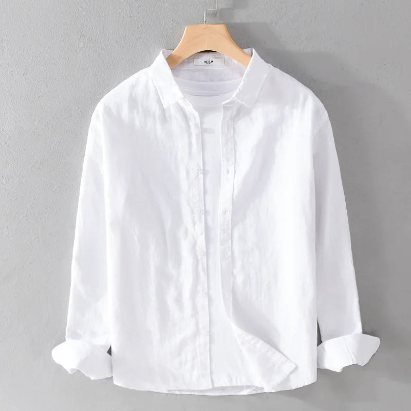 Buenos Aires Cotton-Linen Long Sleeve Shirt