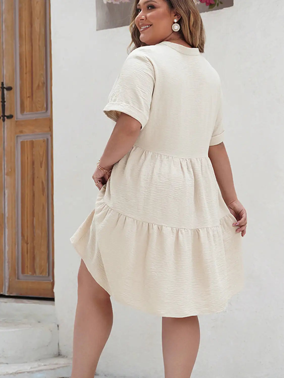 Plus Size Amalfi Sand Dress